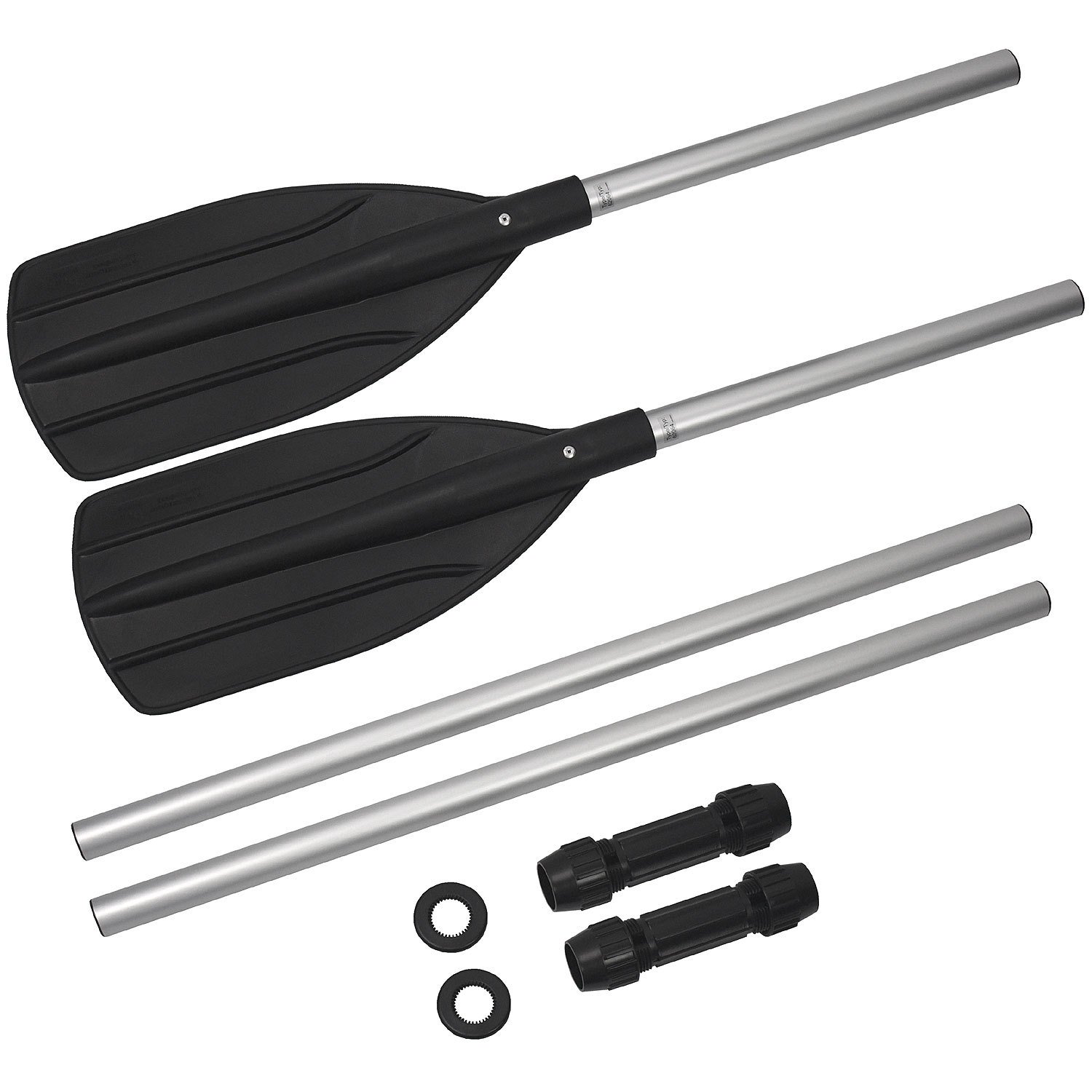 Bestway #62064 - Aluminium Paddelset 145cm/218cm Stechpaddel Doppelpaddel Schlauchboot Ruderboot