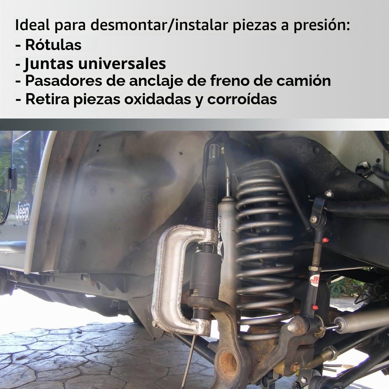 AIM Tools 4 en 1 Extractor de Rótula Kit Articulación de Rótula Herramienta de Servicio 2WD/4WD Instalador de Removedor de Reparación de Automóviles