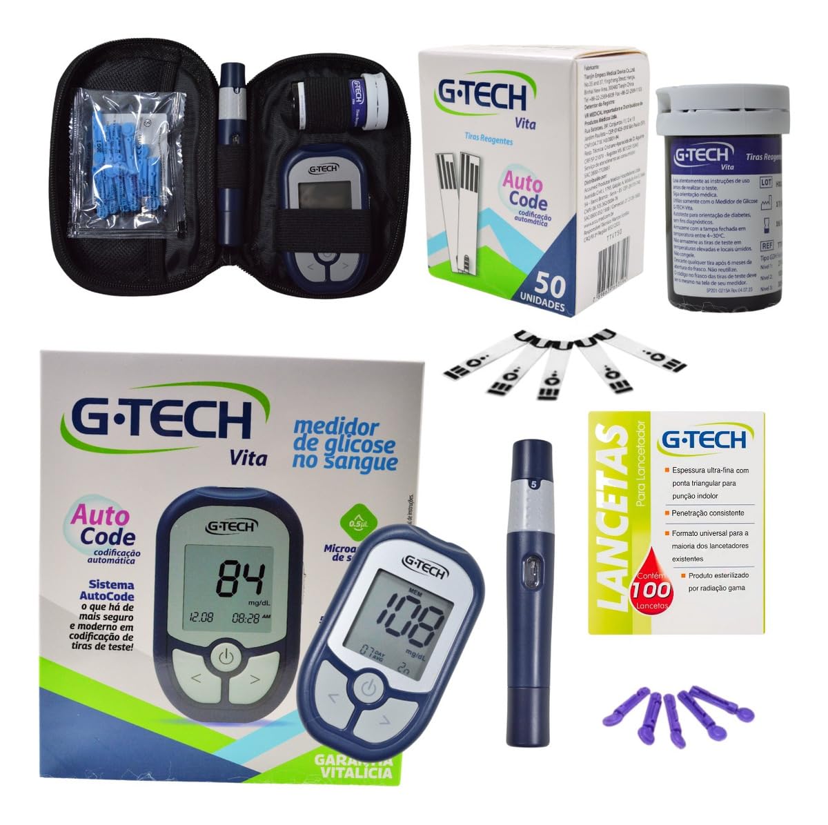 Hipertensão arterial: o que é, sintomas, causas e tratamento-radardasaude 4 Kit Medidor de Glicose G-Tech Vita Com 60 Tiras + 110 Lancetas E Caneta Lancetadora - Glicosímetro G
