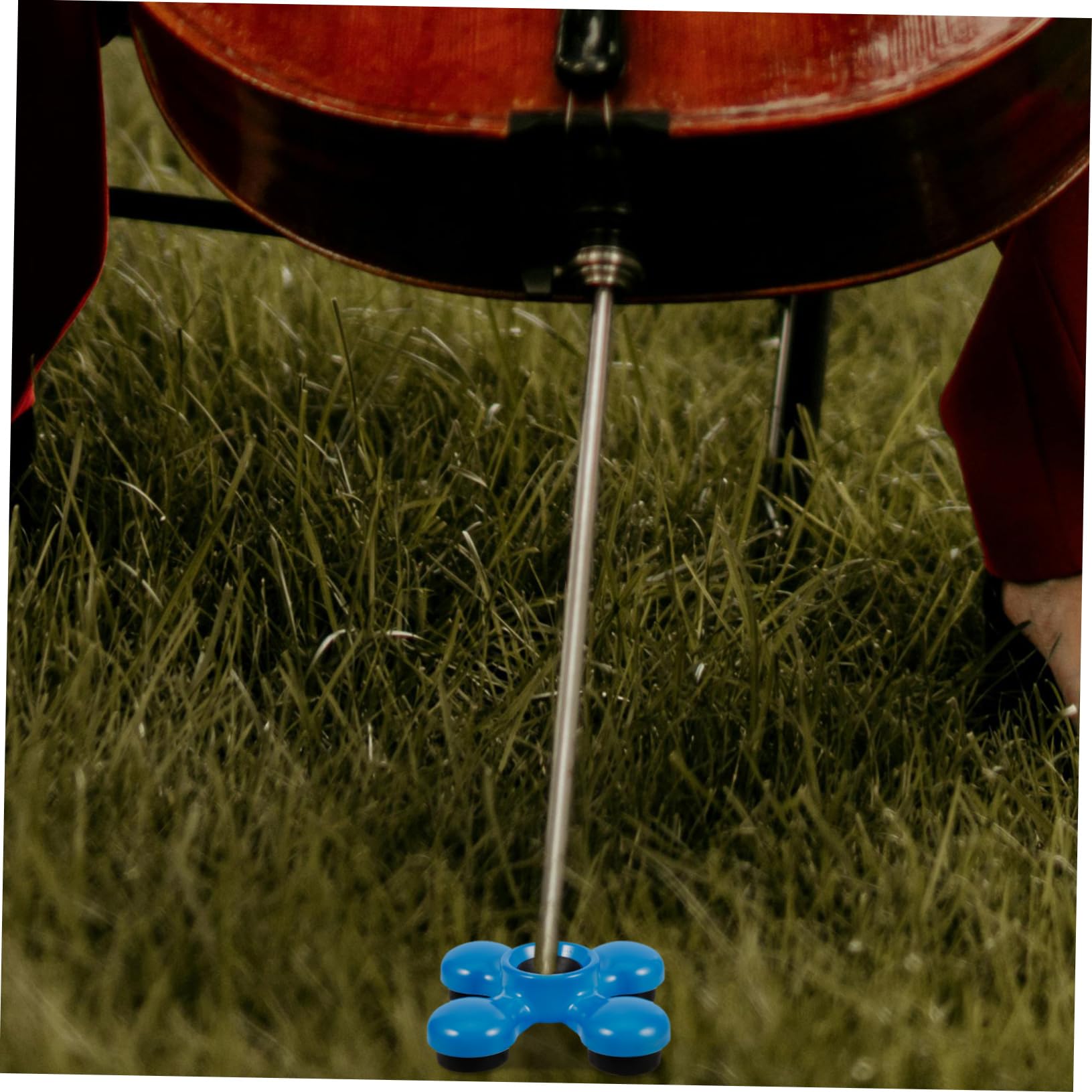 OFFSCH Sturdy Rubber Nonslip Cello Mat Violoncello Accessories Endpin Nonslip Stopper Pad