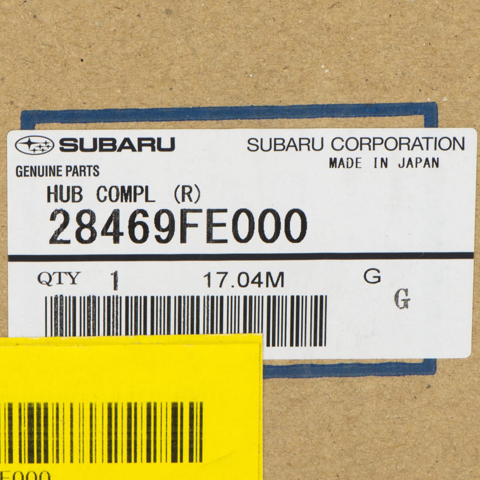 Amazon.com: Subaru 1995-2008 Rear Axle Wheel Hub Forester Impreza