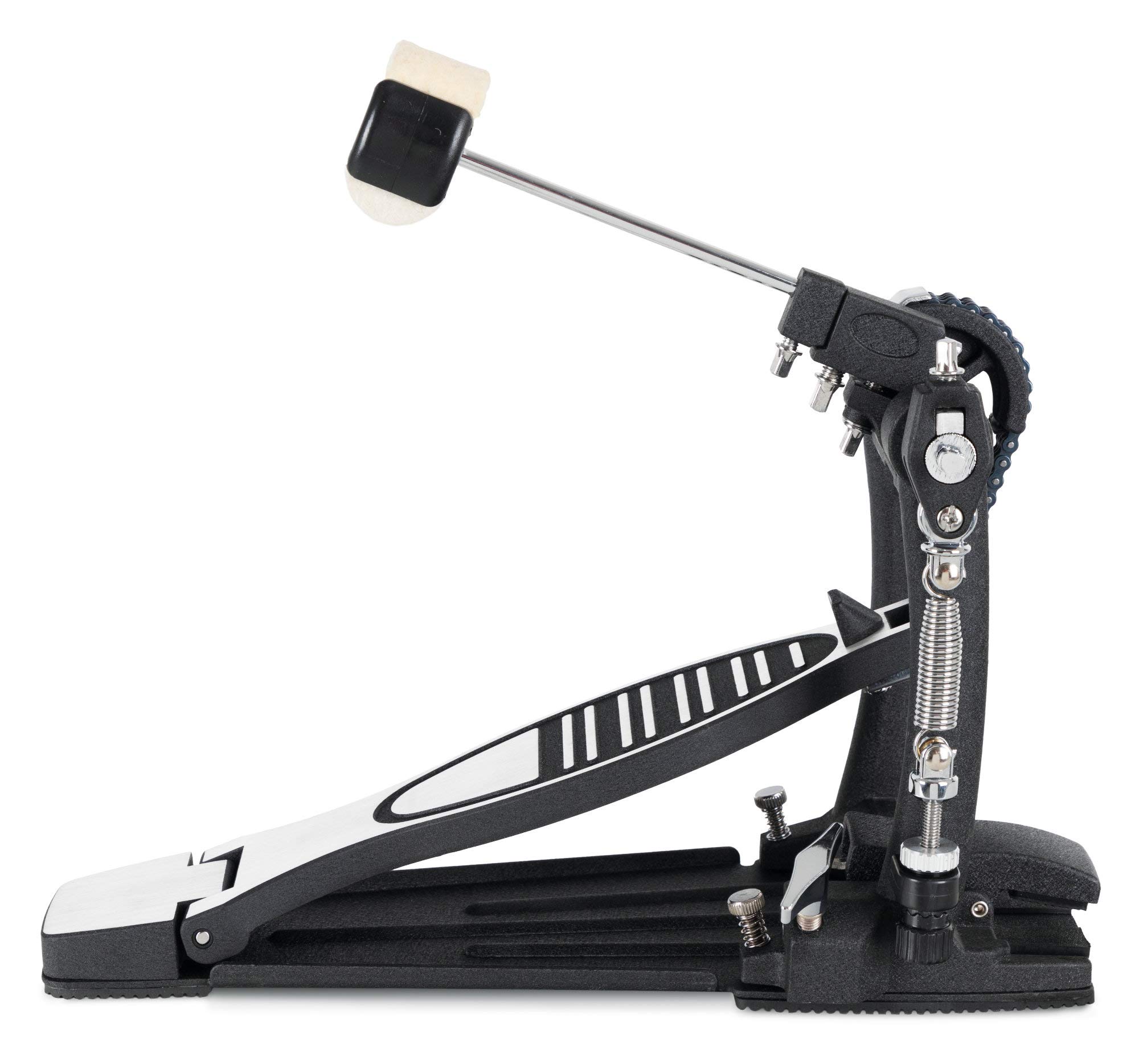 XDrum BDMP-08 8" Kick Pad con Set Meshhead - Espansione o sostituzione per kit E-Drum - 8" Mesh Head - Stabilità garantita da spuntoni - Compatibile con Roland - Include pedale singolo