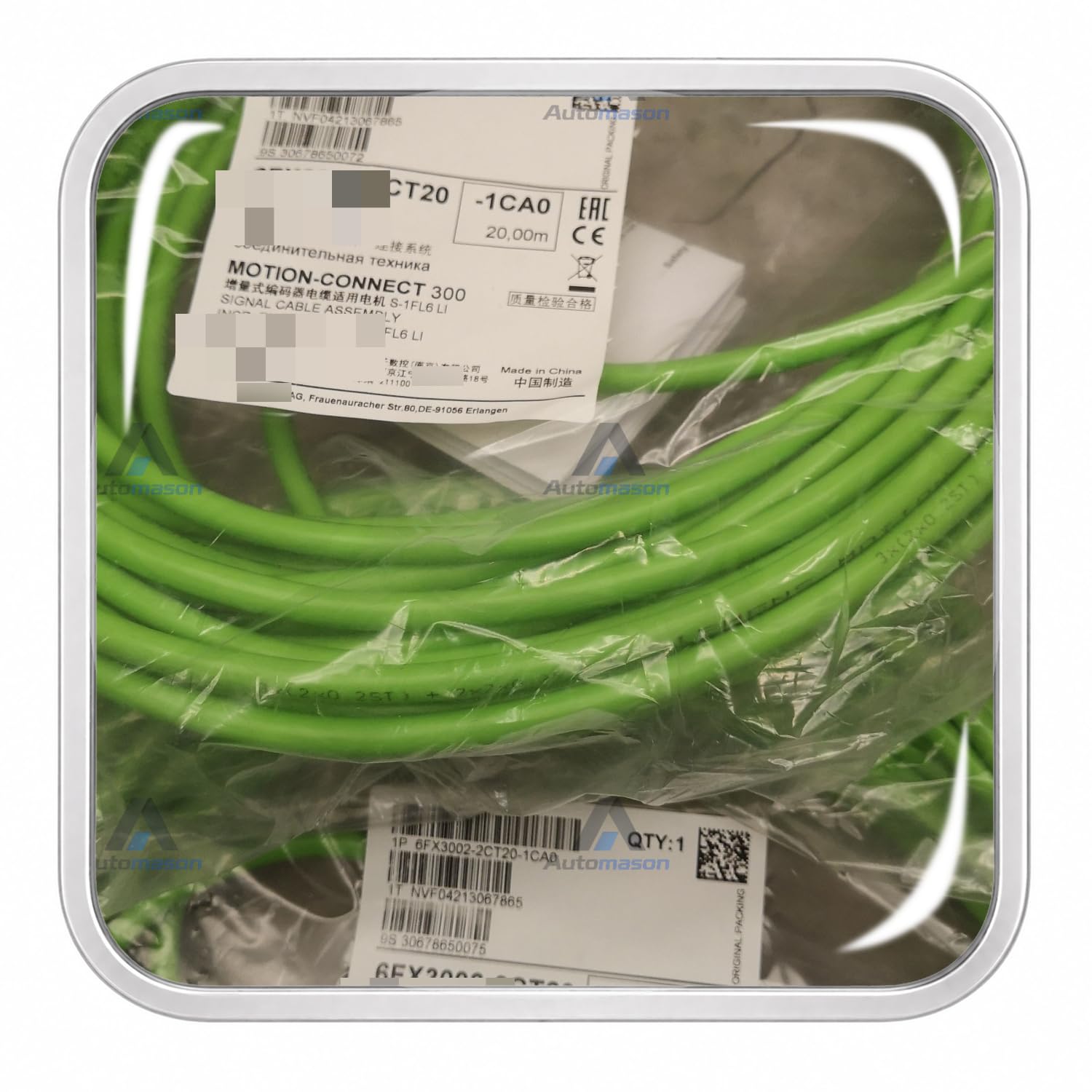 6FX3002-2CT20-1CA0 CNC Cable 6FX30022CT201CA0 NEW 1PCS