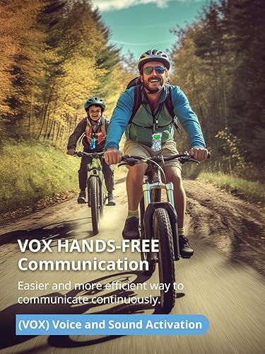 Miniatura 5 de Walkie Talkies para niños recargables, juguetes para niños y niñas, paquete de 2 radios de 2 vías de largo alcance, regalos de cumpleaños, medias de