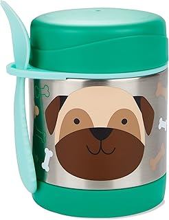 Skip Hop Insulated Baby Food Jar, Zoo, Pug