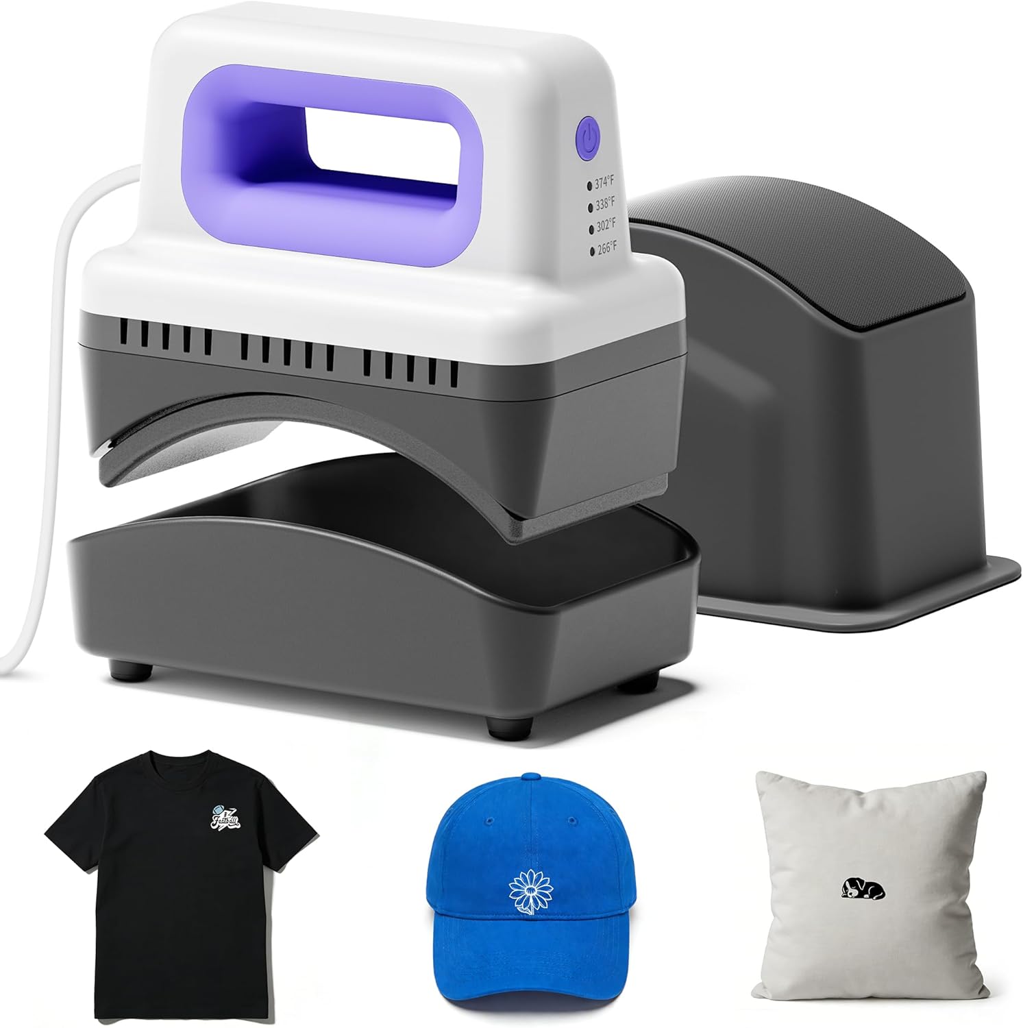 Prensa para Gorras LIKCUT SZ01, 4 Niveles de Calor, Apagado Automático