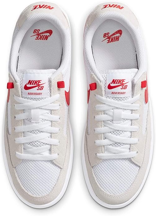 nike sb adversary white red