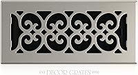 Vista 1 de Placa embellecedora cromada Decor Grates con ornamento