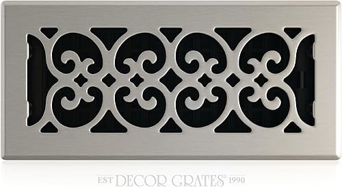 Placa embellecedora cromada Decor Grates con ornamento