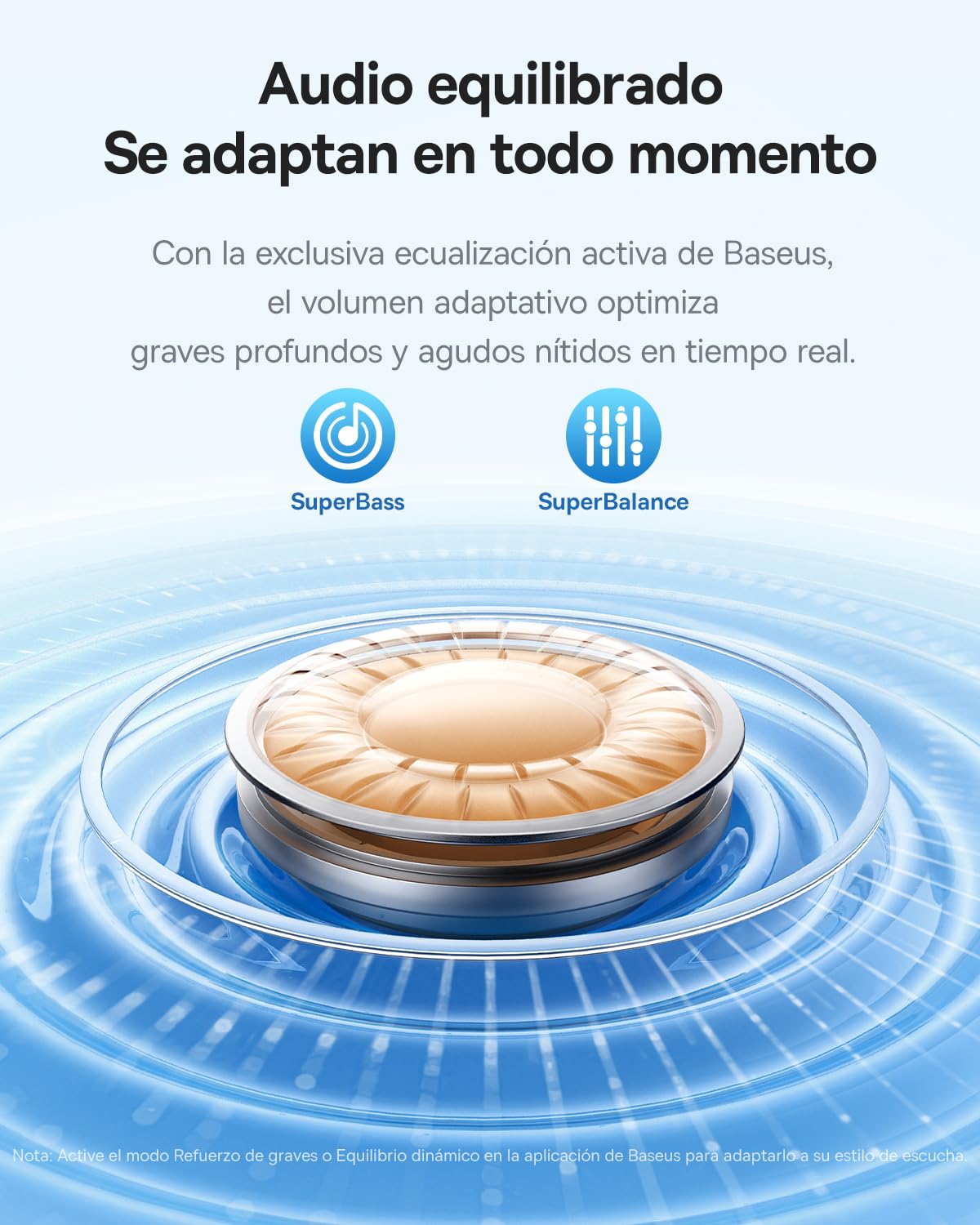 Baseus BP1 Pro Auriculares Inalámbricos Blueooth 6.0, Auriculares Bluetooth Cancelación de Ruido -50 dB, Hi-Res & LDAC, 7 Modos EQ, Hi-Res, 6 Mic AI, IP55, Duración de 55H