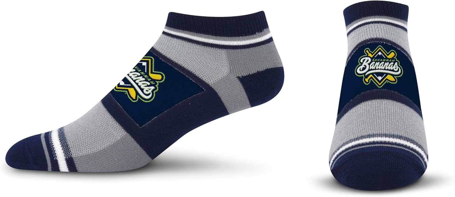 For Bare Feet Savannah Bananas No Show Sock - Adult