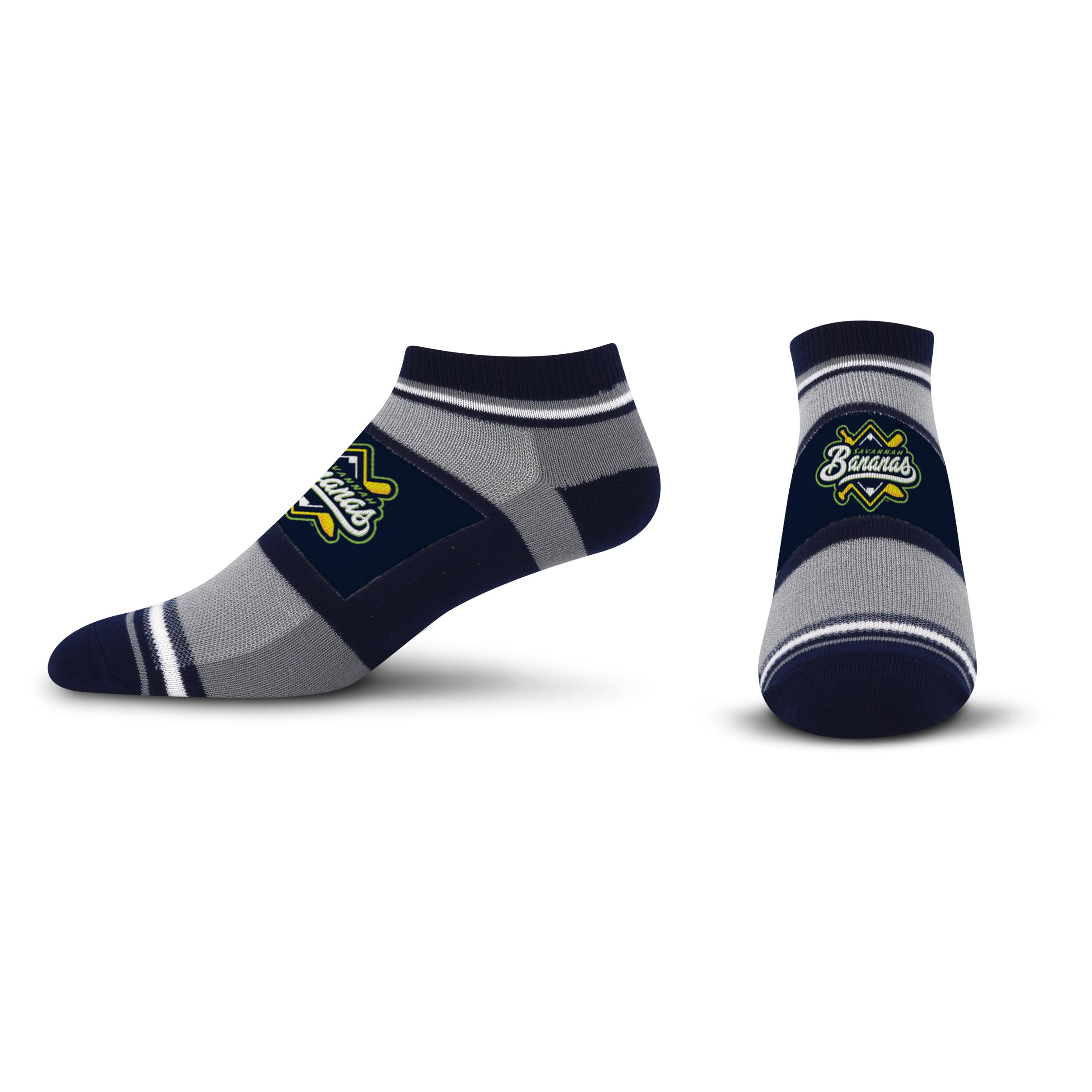 For Bare Feet Savannah Bananas Team Color No Show Sock, M