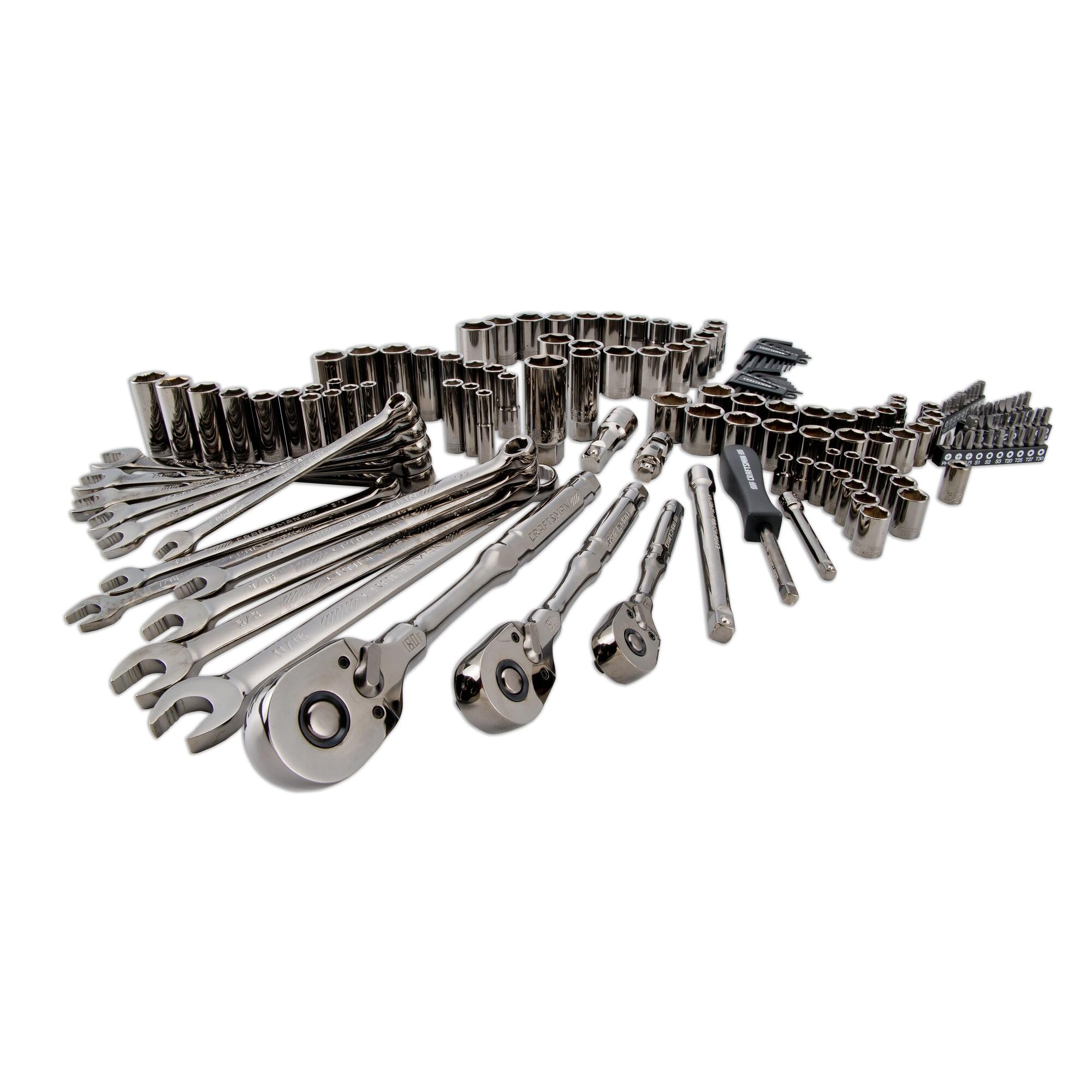 Amazon.com: CRAFTSMAN OVERDRIVE 154-Piece Gunmetal Chrome