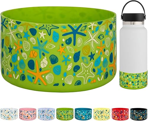 Protective Flask - Bota de silicona de 12 a 40 onzas para botella de agua Hydro Flask, y compatible con Stanley Tumbler, Yeti, Simple Modern,