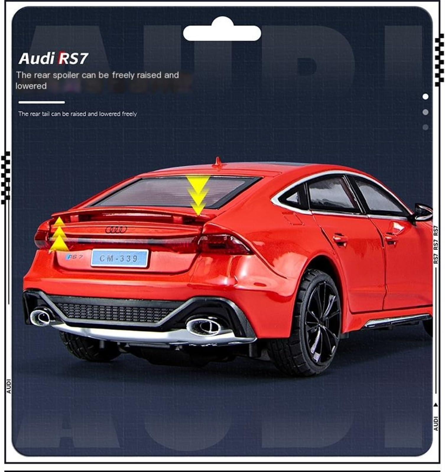 【新品】1/24 アウディ RS7 ダイキャストミニカー カスタム 新品】1/24 アウディ RS7 ダイキャストミニカー カスタム - メルカリ