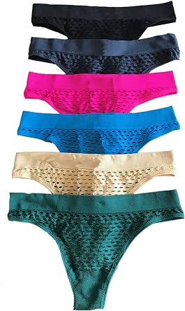 6 Pieces Regular + Plus Size Women Boxer Seamless Boyshorts Panty