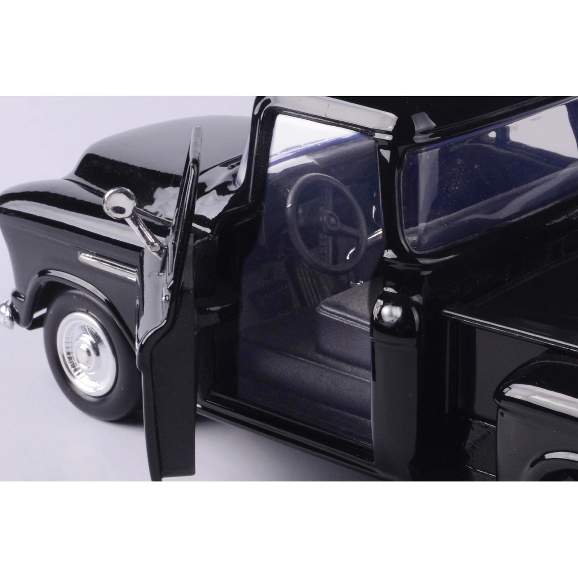 Amazon.co.jp: Chevrolet 5100 Stepside pick UP, black , 1955, Model