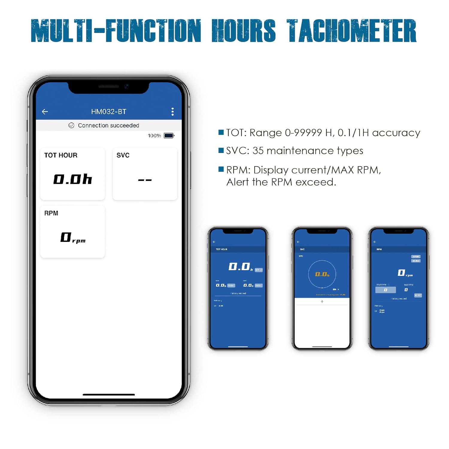 Moresee App Interface for Tachometer