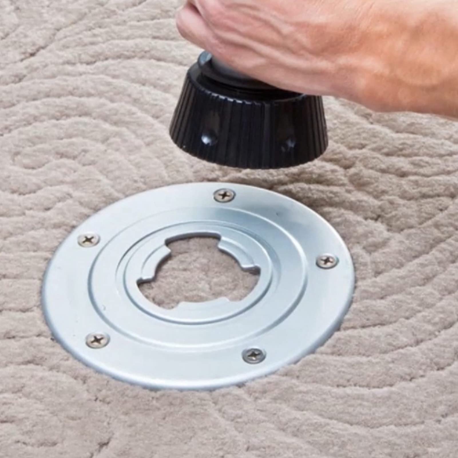 Gaeirt Mesa Plegable para Caravanas de 27 Pied de Table Camping Car 6 Pulgadas, Base de Mesa con Bloqueo Exclusivo, Soporte de Pedestal para Yate/Soporte de Furniture Legs