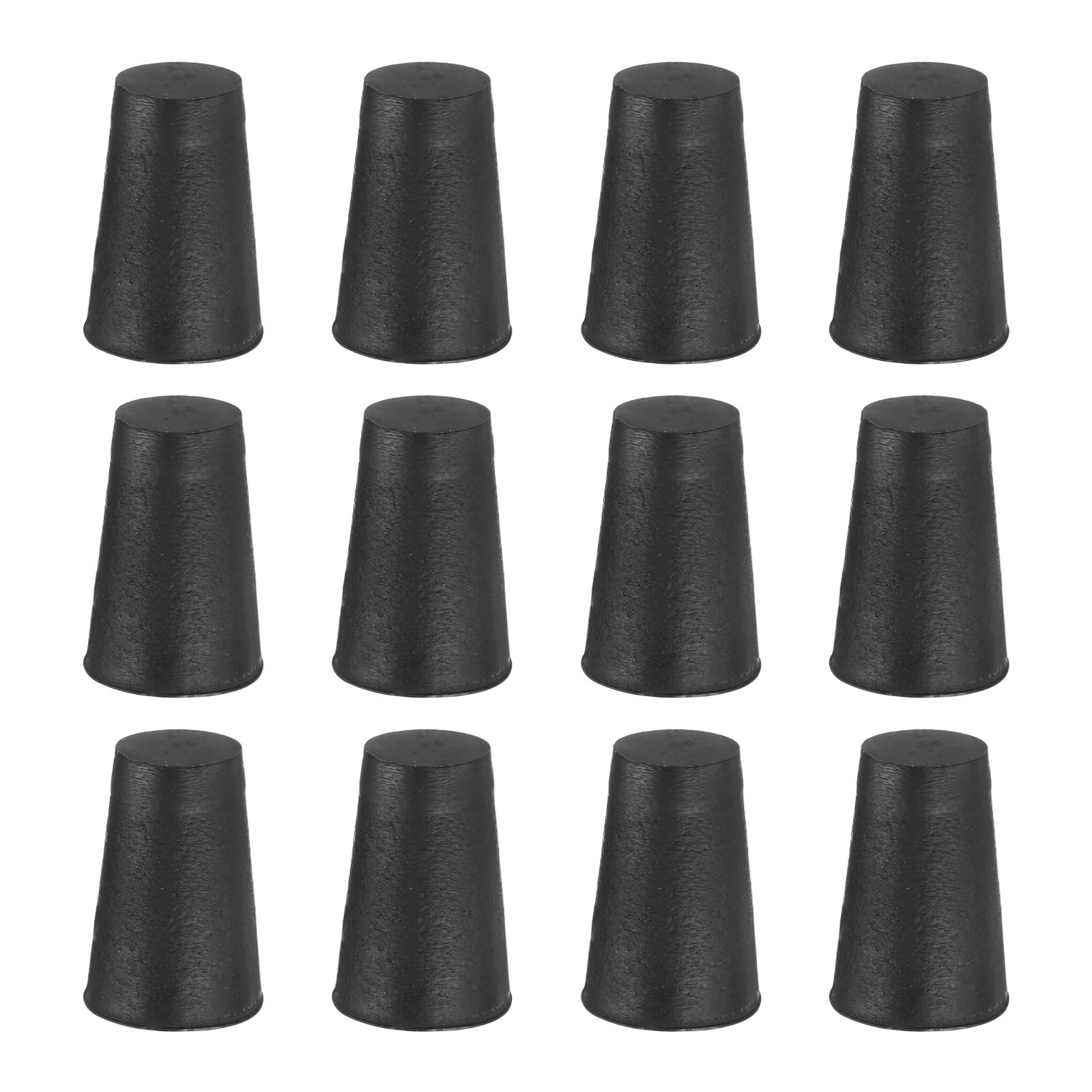 uxcell 12 Pcs Silicone Rubber Tapered Plug, 13mm to 18mm High-Temperature Solid Rubber Stoppers Silicone Plugs for Hole Plugs, Spraying, Coating, Painting Protection, Black, 25mm — Amazon image 27