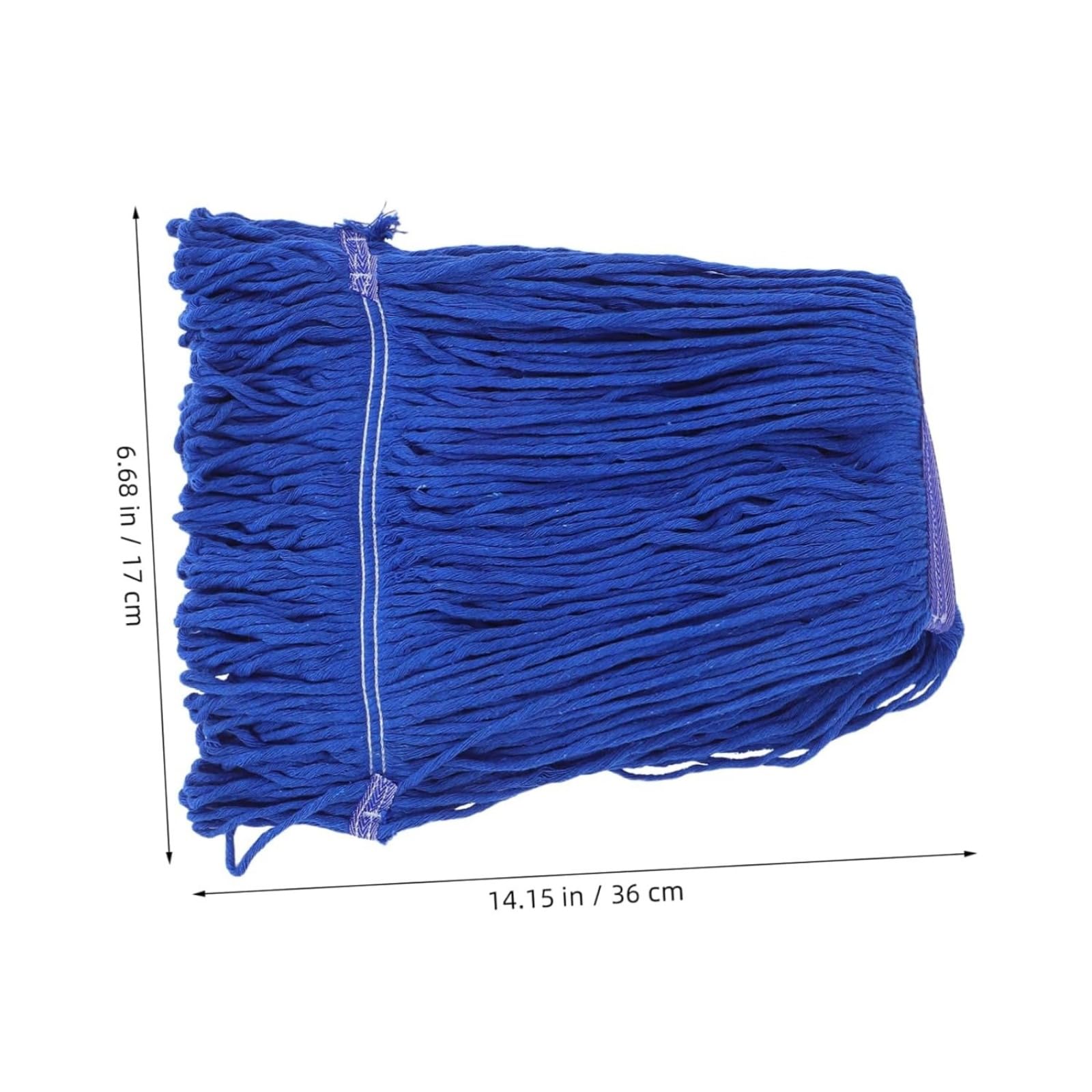 Lot De 3 Têtes De Balai À Franges Commerciales Recharges De Balai À Franges En Coton Robuste Têtes De Balai À Franges Lavables Et Humides Pour Applications Domestiques