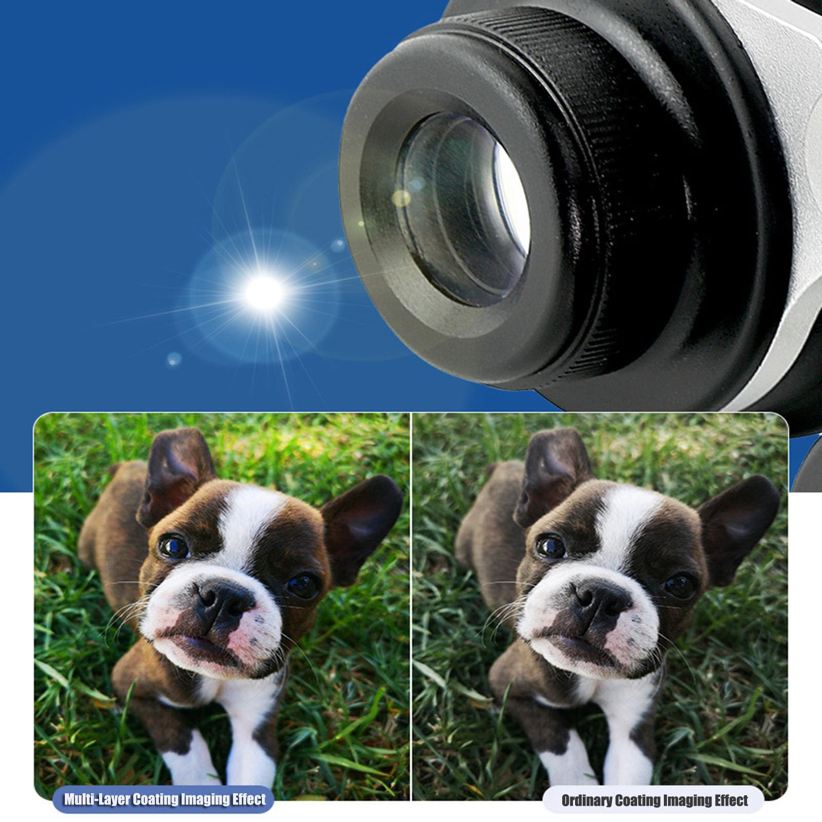 Tragbares Mini-Fernglas 3x50, Fernglas FüR Erwachsene, Faltbares Fernglas, Handfernglas, Hd-Fernglas, FüR FußBallspiele, Opernkonzerte, Wanderungen