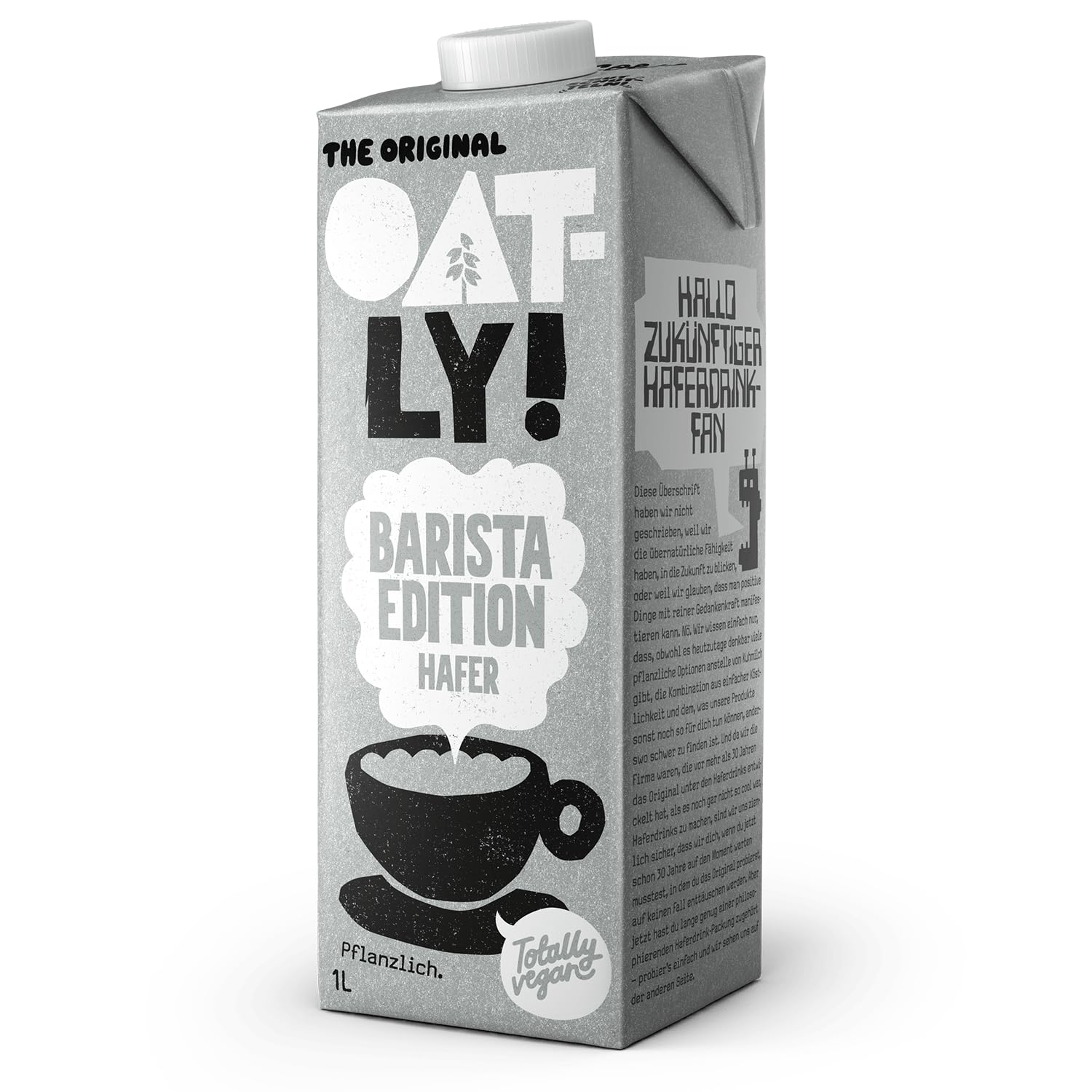 Oatly - Oat Drink - Barista Edition - 6 packs - 1 liter per pack - Liquid Oats - Fully foamable - Plant-based - Sustainable - Rich in unsaturated fats