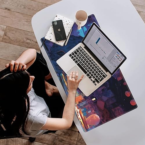 Miniatura 5 de Tapete de juego con zonas para juegos de cartas MTG, alfombrillas de juego mágicas de mesa de 24 x 14 pulgadas, escritorio de juegos de mesa