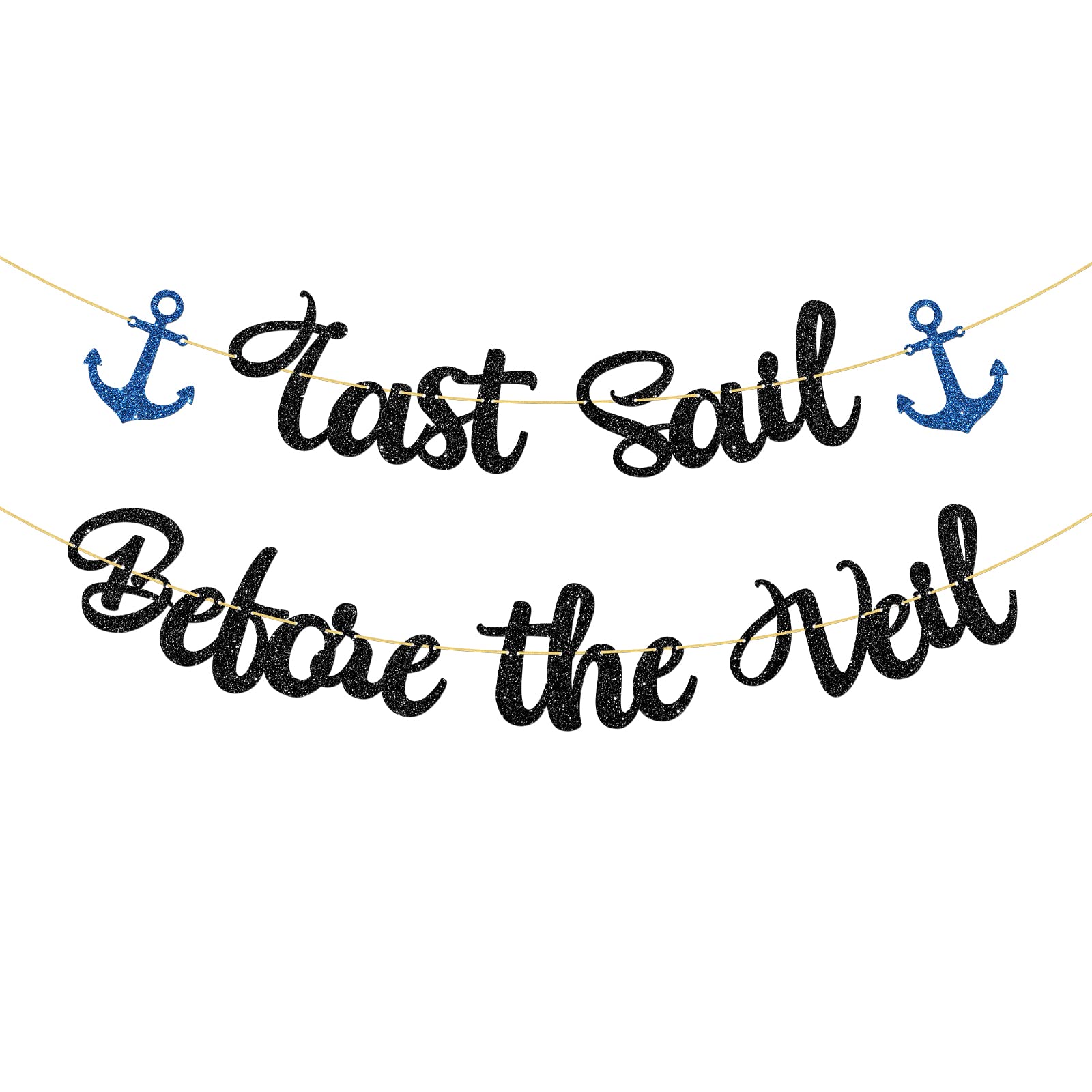 Amazon.com: WeBenison Last Sail Before The Veil Banner, Bridal Shower ...