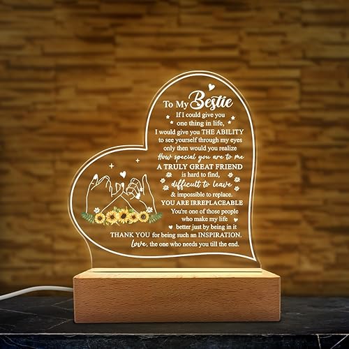 Vista 15 de SANDJEST Luz nocturna acrílica, regalos cristianos para mujeres, regalos inspiradores con versículos de la Biblia, decoración religiosa