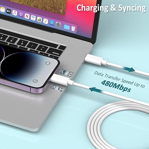 Miniatura 6 de Cargador MacBook Pro, adaptador de corriente de carga rápida USB C de 87 W para modelos MacBook Pro de 13 14 y 15 pulgadas introducidos en 2016 o