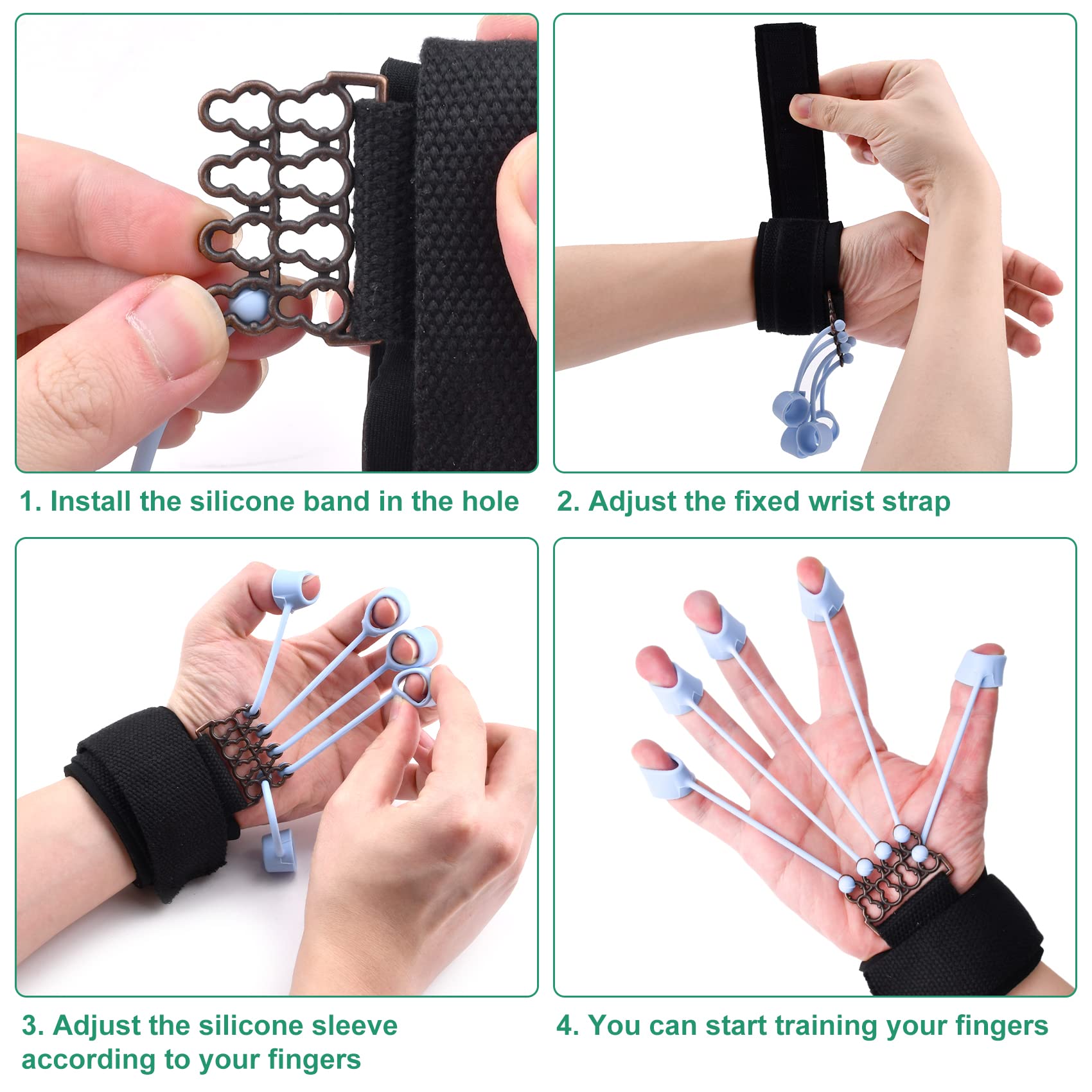 Grip Strength Trainer& Hand Grip Strengthener, 3