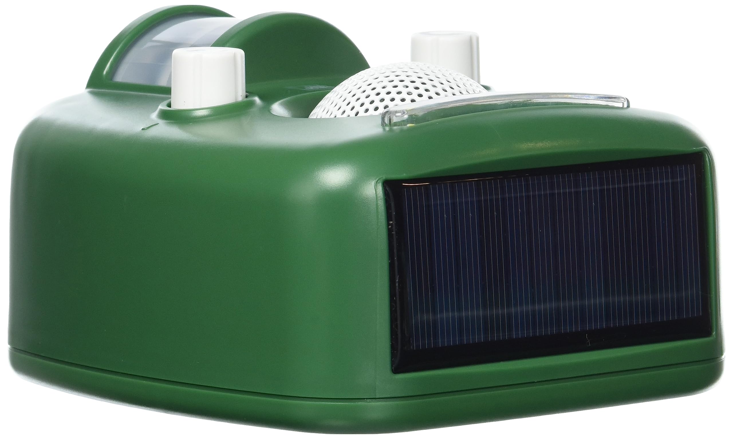 SWISSINNO Répulsif Chat Ultrason Animaux Pro Solaire 150 m² extérieur | Panneau Solaire, Répulsif Ultrasons Animaux, Chiens martres renards, flash LED, sirène, jour et nuit, electrique