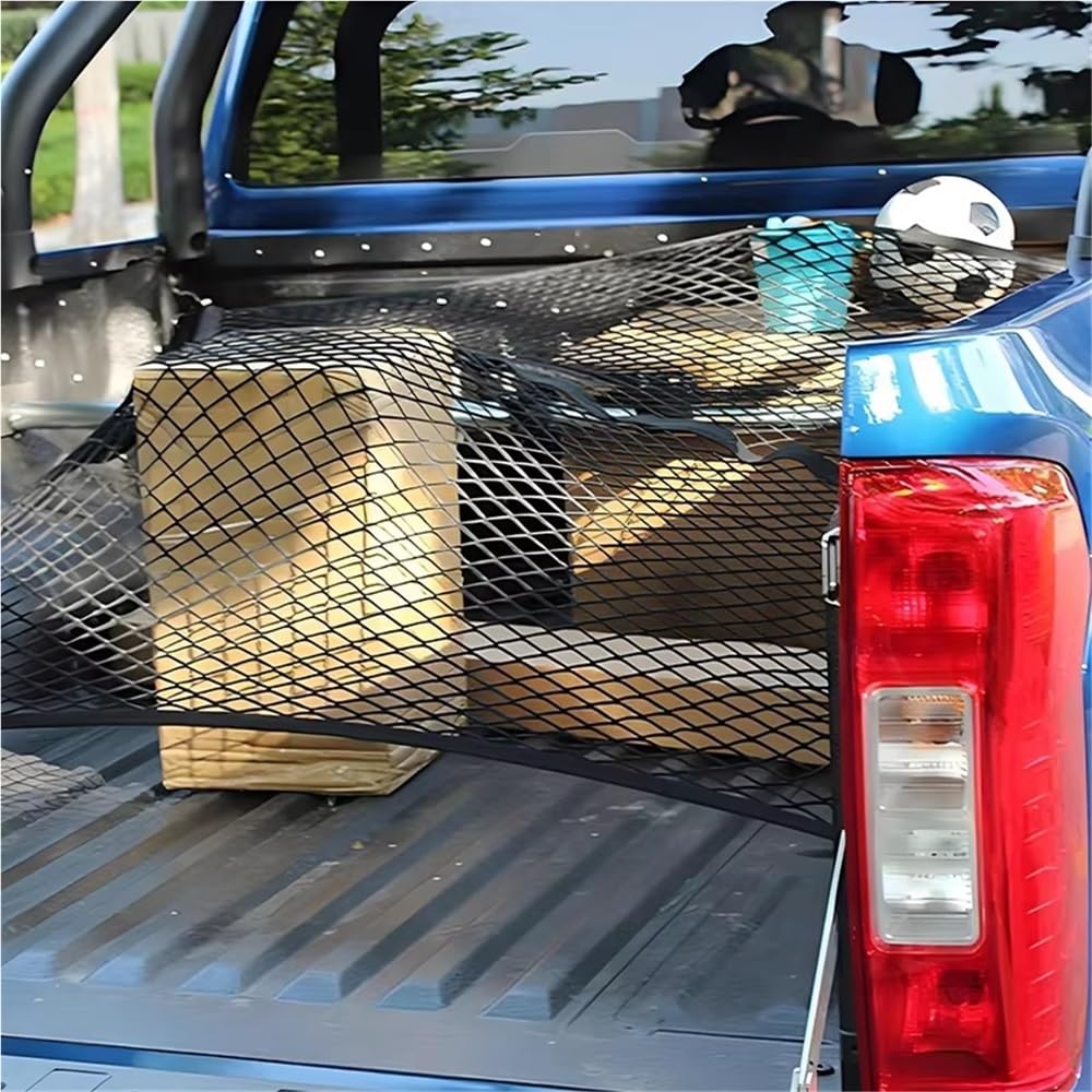 1,2 *, M per Pick-up Camion Corpo Carico Bagagliaio Auto Elasticità Rete Fissa Antiscivolo Borsa Bagagli Deposito Rete Portaoggetti Tasca Organizer