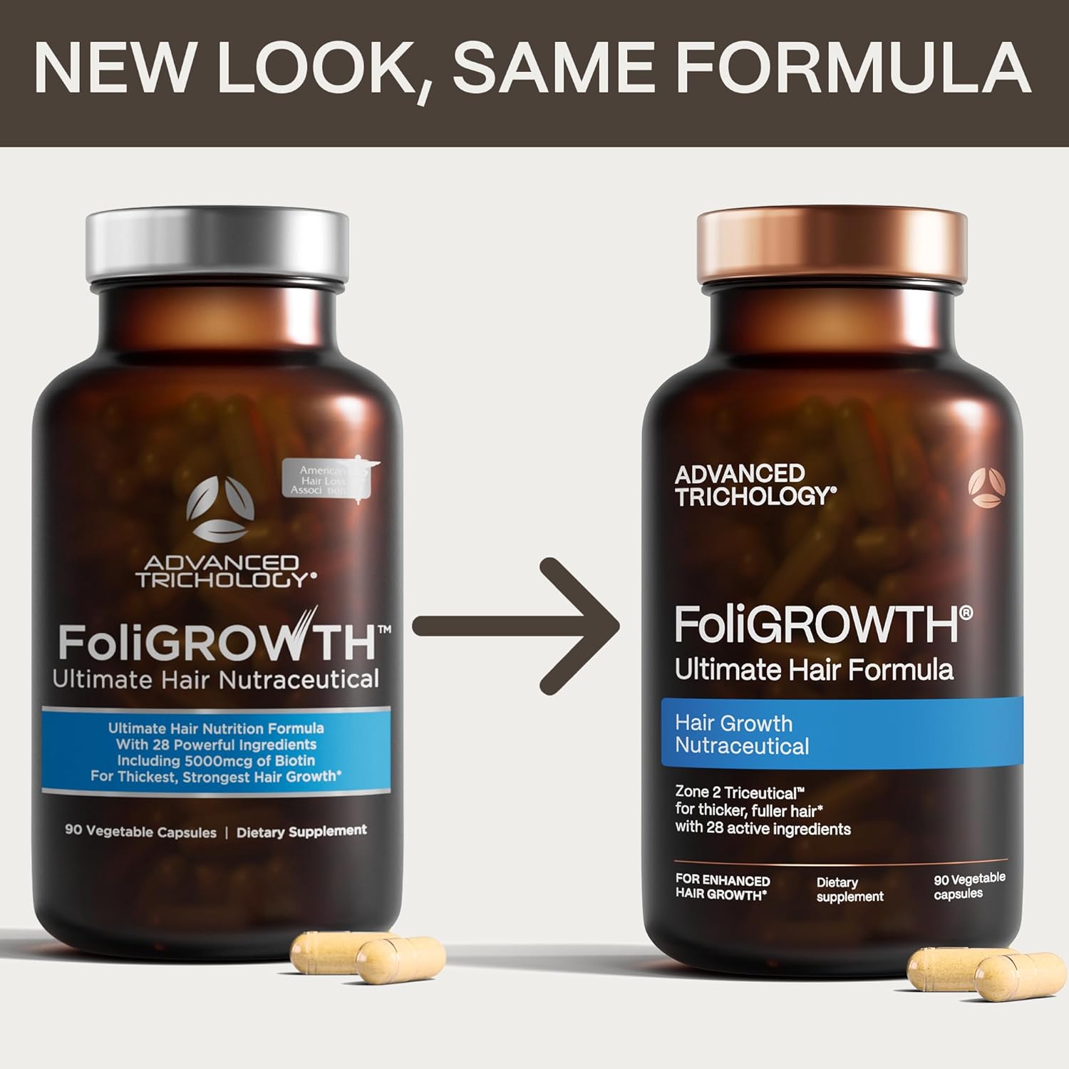 FoliGROWTH® Hair Growth Supplement for Women & Men | For Thicker, Fuller Hair | American Hair Loss Association Approved | Supports Thinning Hair - Image 8