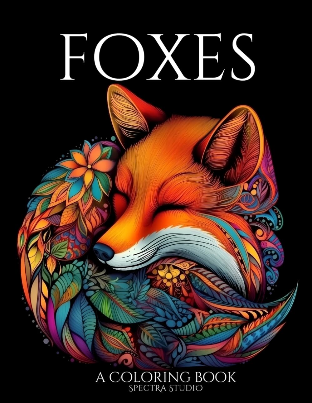 Foxes, A Coloring Book