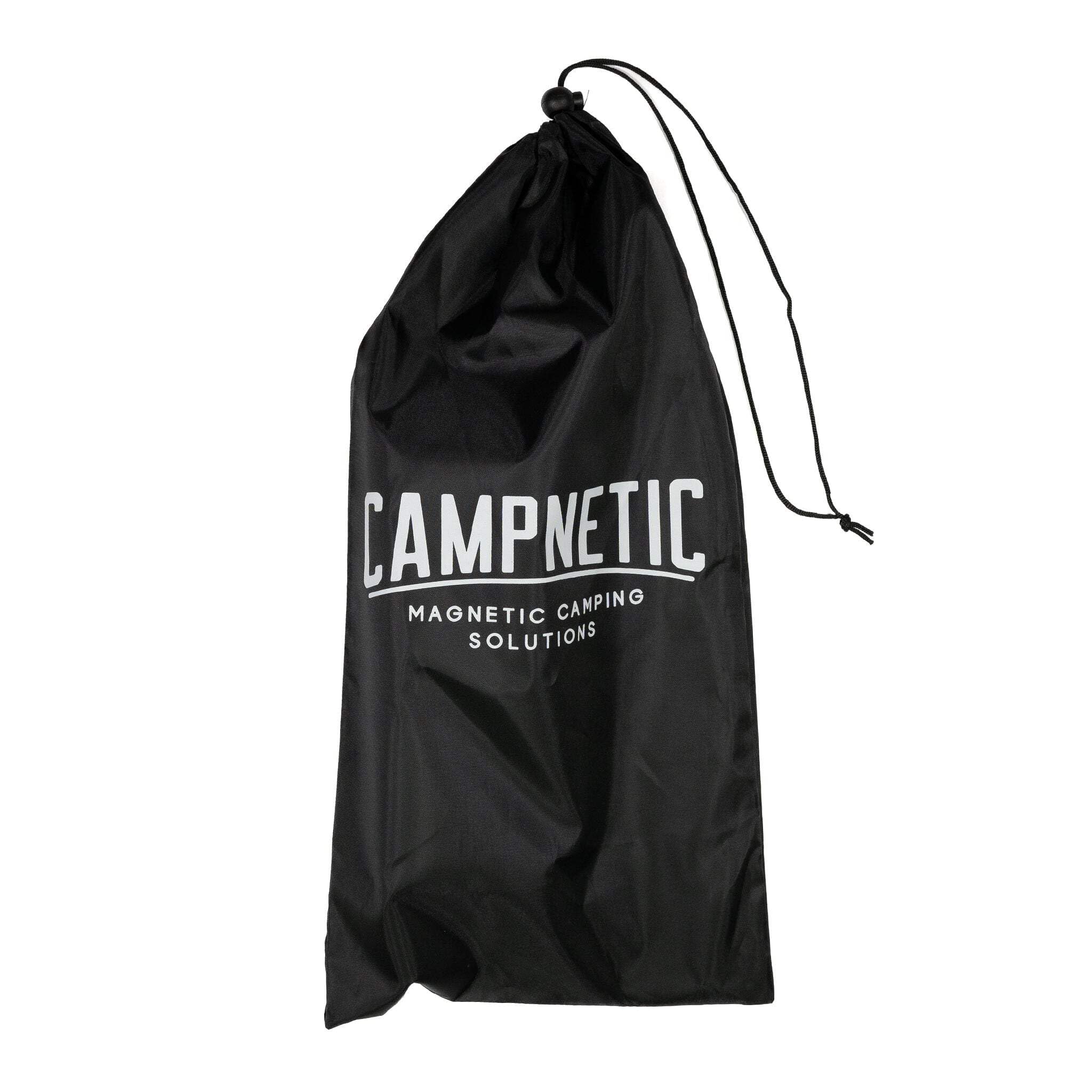 Campnetic Magnetisches Regal 30x15cm Schwarz - Einfaches Anbringen ohne Bohren - Camper Zubehör - Offroad Zubehör - Magnetische Tablett ideal für Van, Camper, Wohnmobil - komplettes Set inkl. Beutel