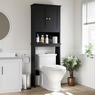 Shintenchi Over The Toilet Storage Cabinet, Bathroom Shelf Organizer wit...