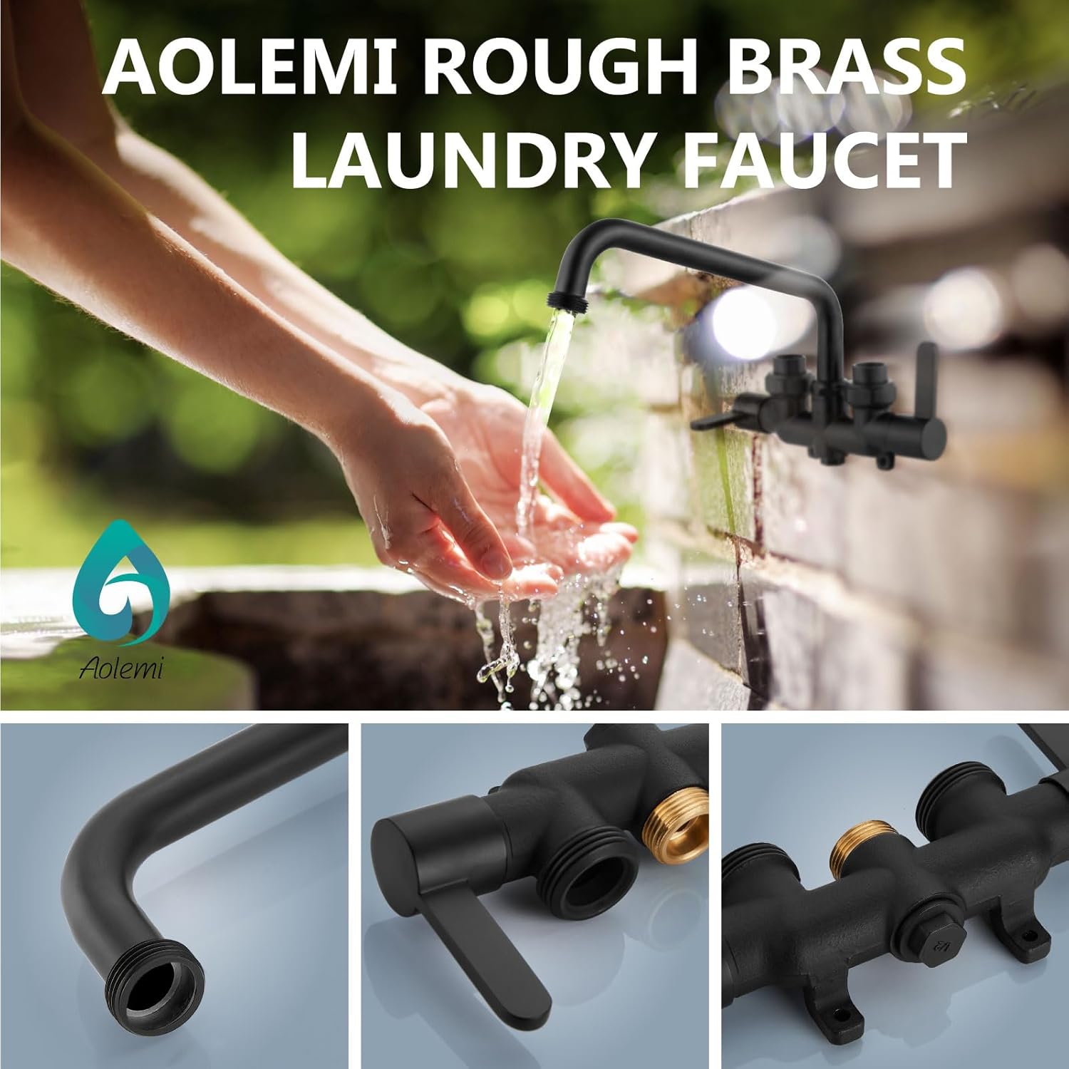 Aolemi Laundry Utility Sink Faucet Bathroom Faucet