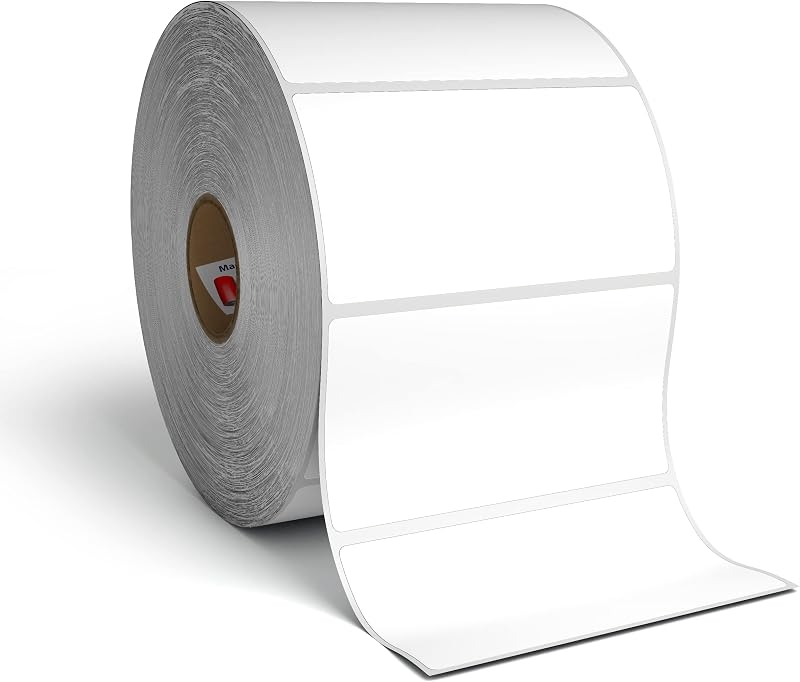 800222-125 Compatible 2.25 inch x 1.25 inch with perf Thermal Transfer Labels to fit Eltron or Zebra Printers