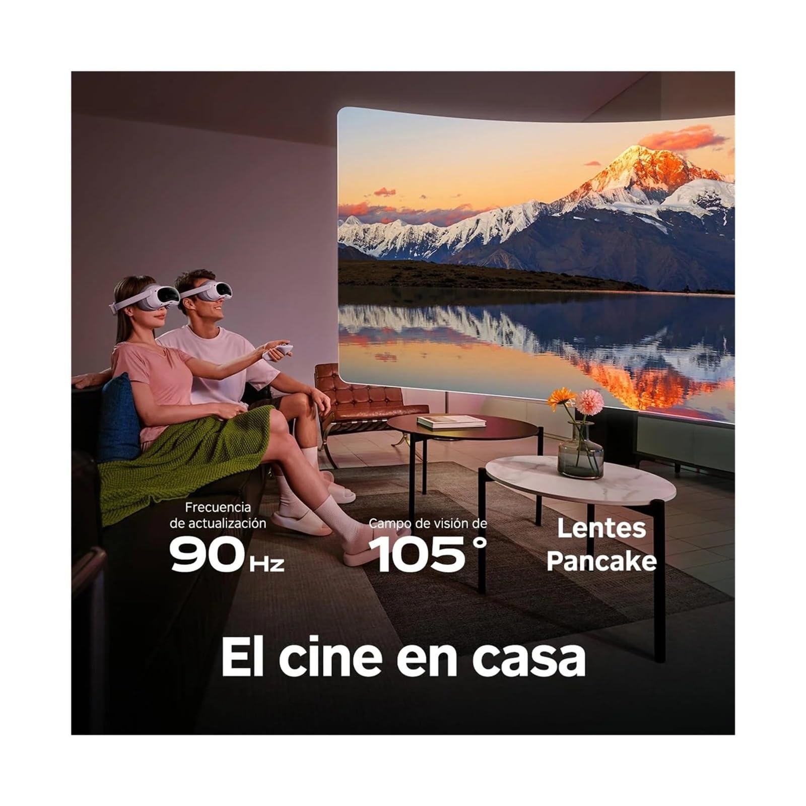 Gafas de Realidad Virtual Ultra VR MR 3D inalámbricas con Pantalla 4K y 6 Grados de Libertad for Juegos de Steam. Todo en uno.
