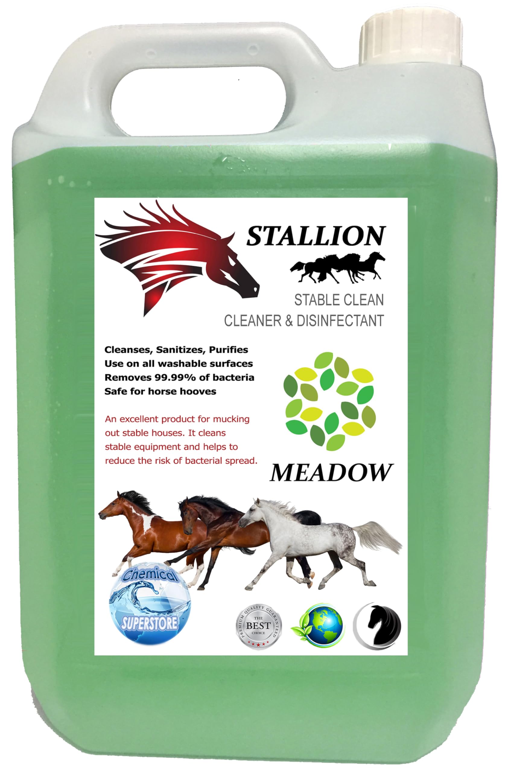 Chemical Superstore STALLION Stable Cleaner Deodoriser - MEADOW 5L