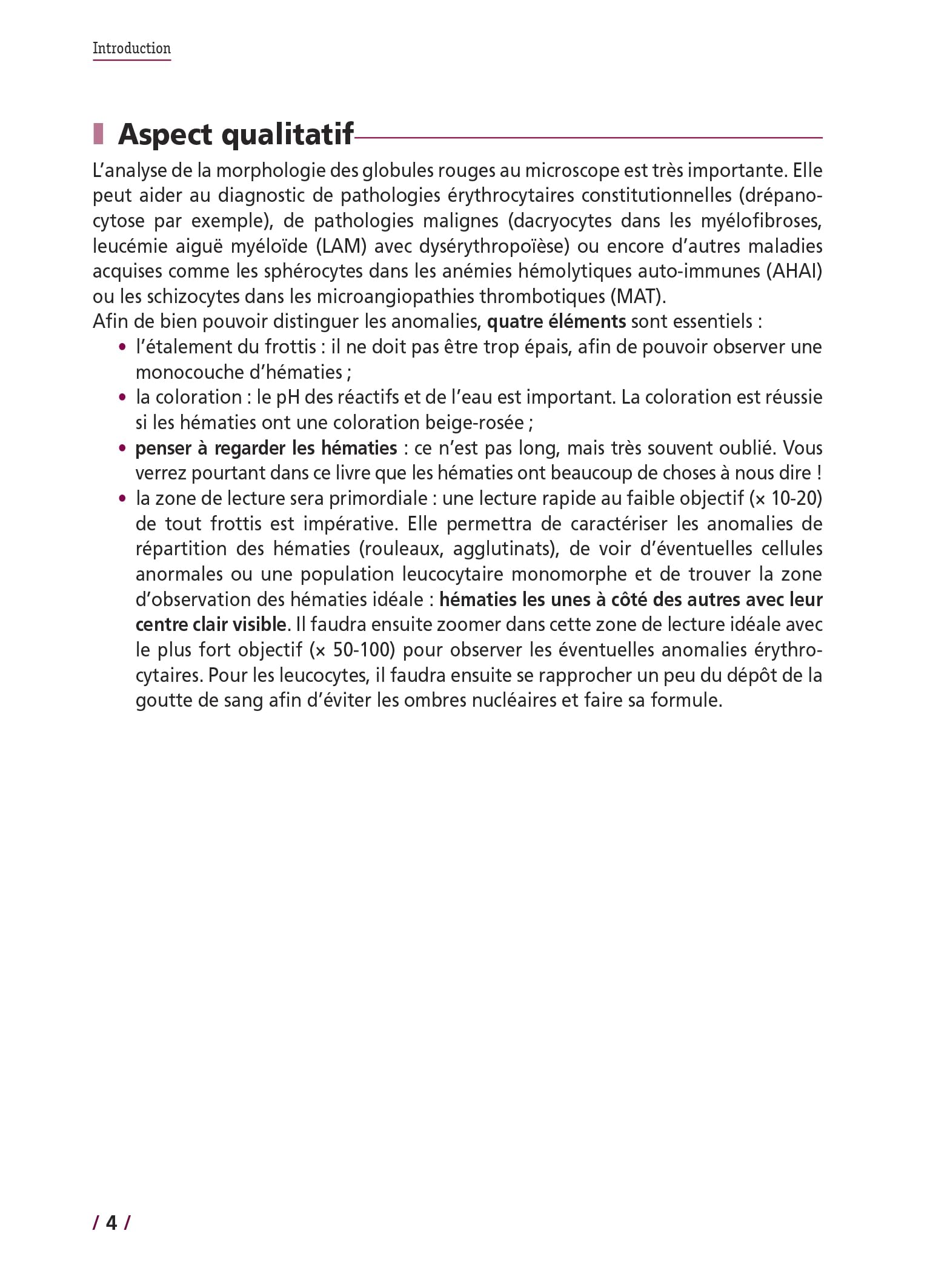 Pathologies des globules rouges: Glossaire illustré en 50 fiches