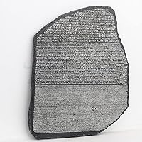 Veronese Design WU75482AA Rosetta Stone Egyptian Wall Plaque - 10 5/8" Resin Replica, Hand-Painted Faux Stone Finish