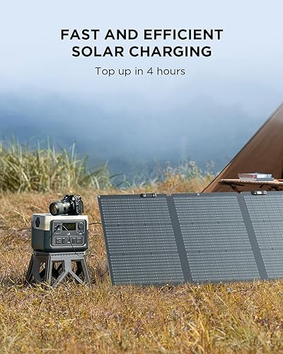 Miniatura 3 de EF ECOFLOW RIVER 2 Max - Generador solar de 512 Wh, estación de energía portátil LiFePO4 de larga duración y panel solar de 160 W para energía de