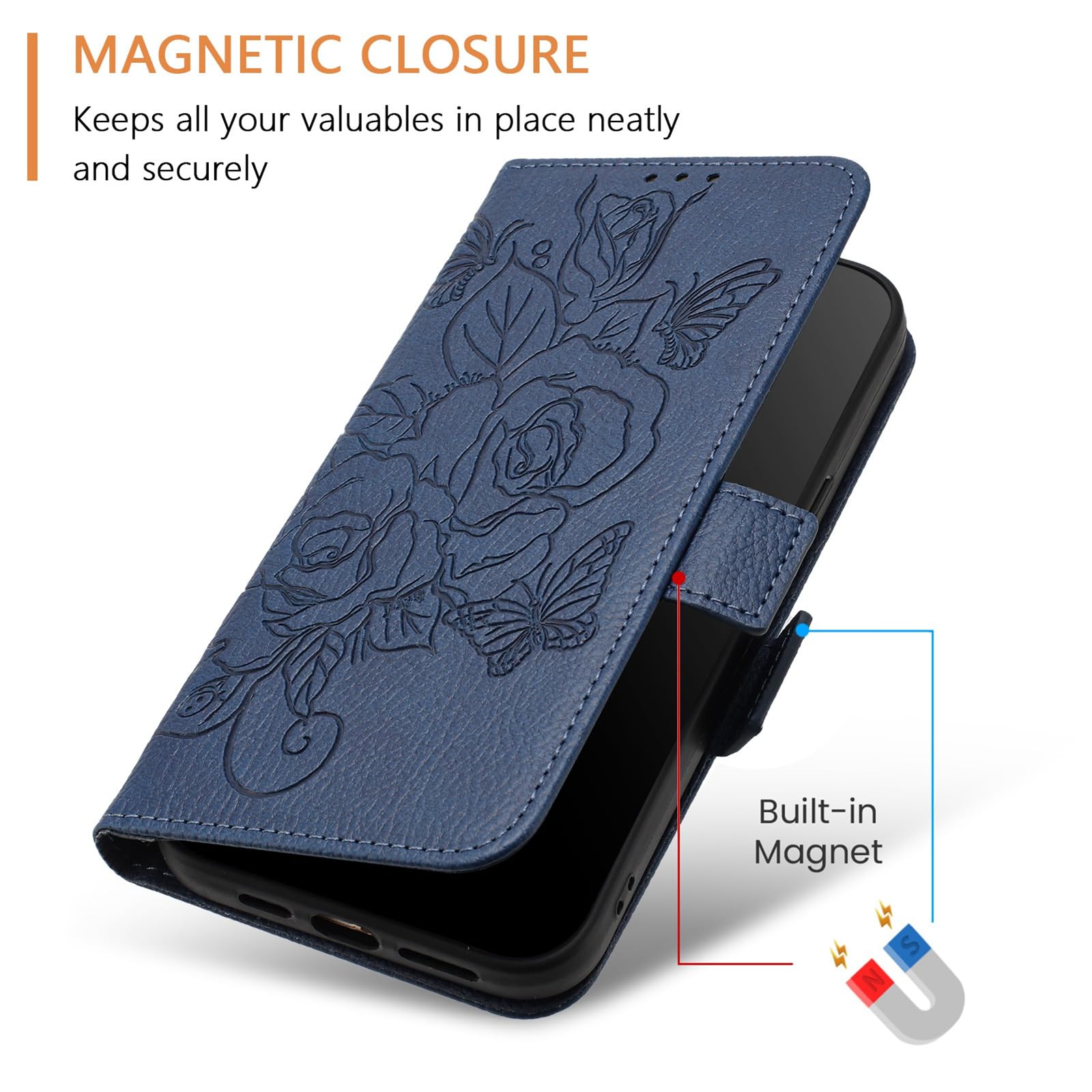 Amazon.com: LEMAXELERS Wallet Case for Samsung Galaxy S25 Ultra