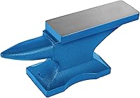 Happybuy 24lbs Cast Iron Single Horn Anvil - Blacksmith Forge Tool for Jewelers, Metalsmiths & Hobbyists