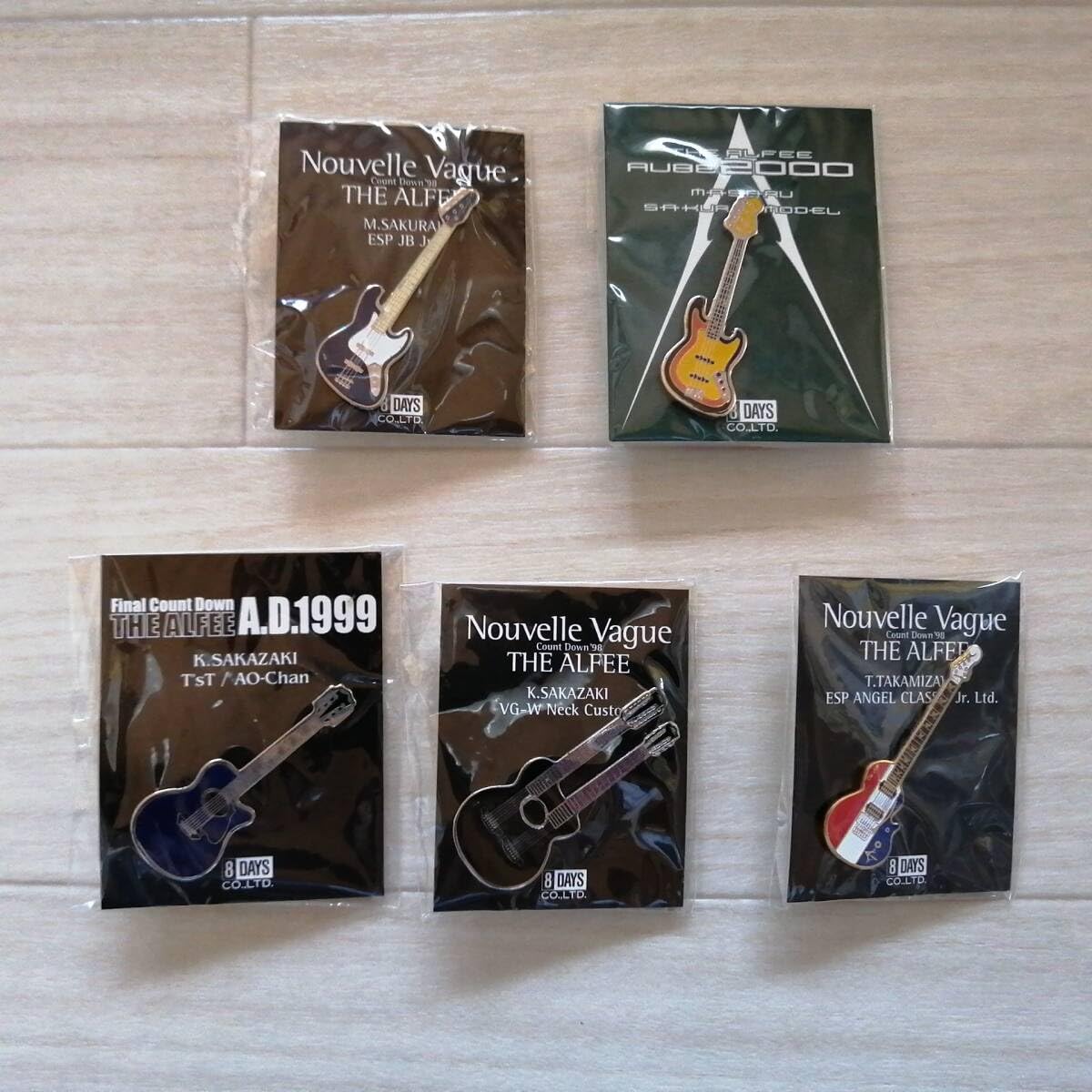THE ALFEE 高見沢 ギター ピンバッジ セット