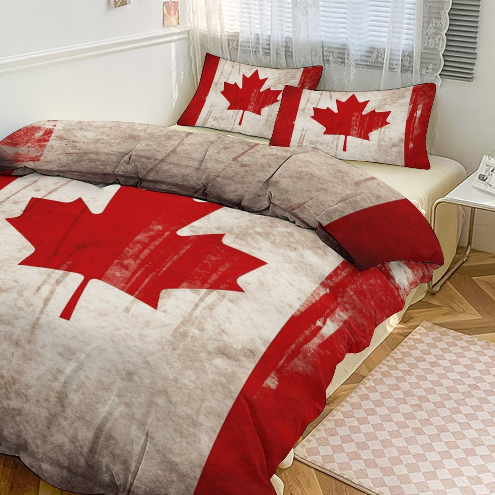 Parure de lit 3 pièces Canada pour décoration chalet