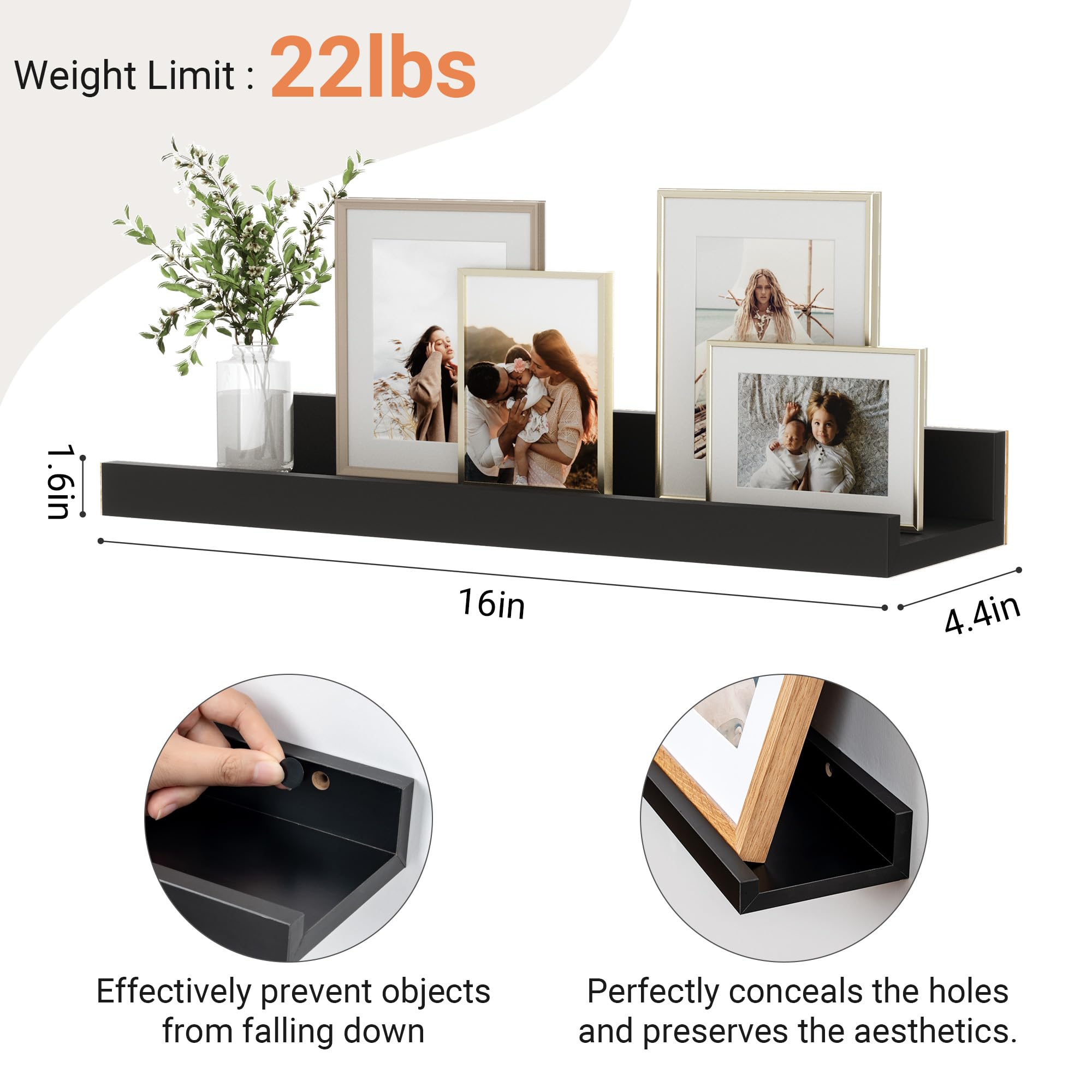 Floating Shelves Set of 2 - Image 3